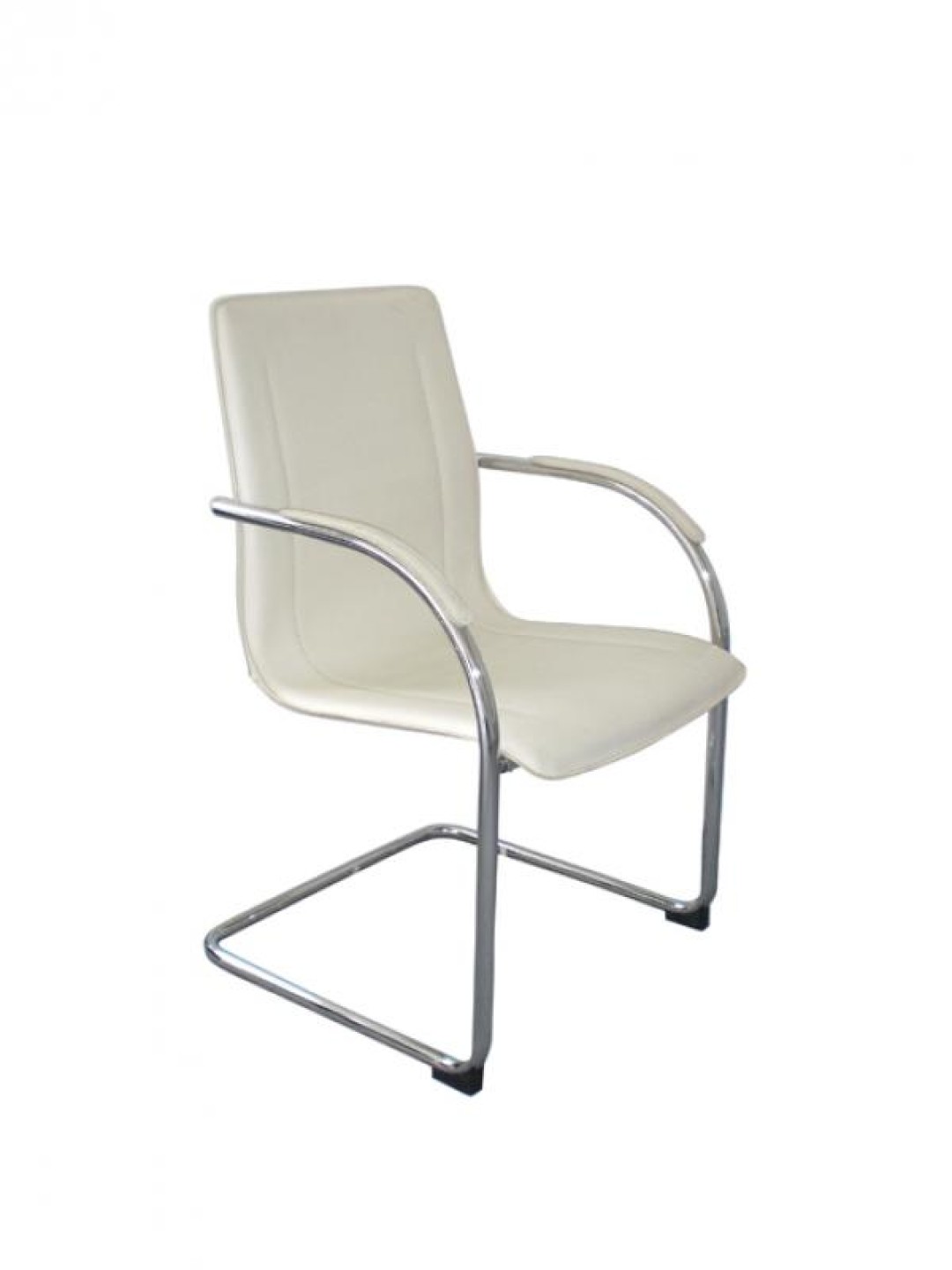 Silla de visita Melina, crema