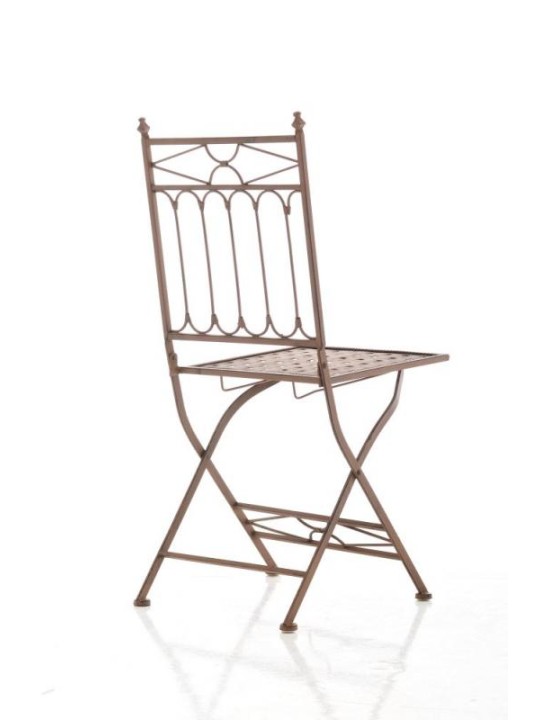 Silla plegable Asina, marrón antiguo Silla plegable Asina, marrón antiguo