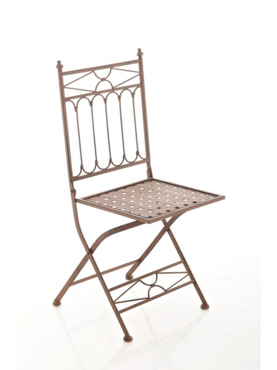 Silla plegable Asina, marrón antiguo Silla plegable Asina, marrón antiguo