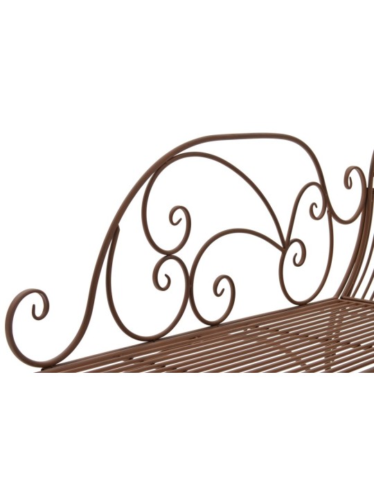 Banco de jardín Karma, marrón antiguo