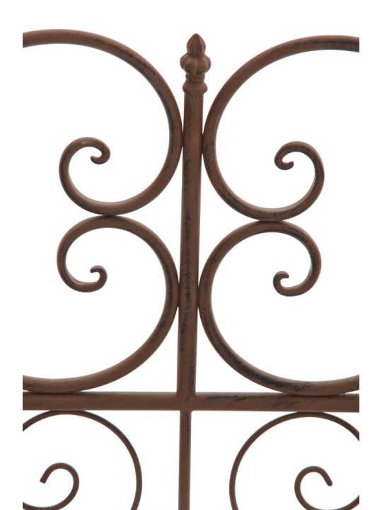 Banco de jardín Minna, marrón antiguo