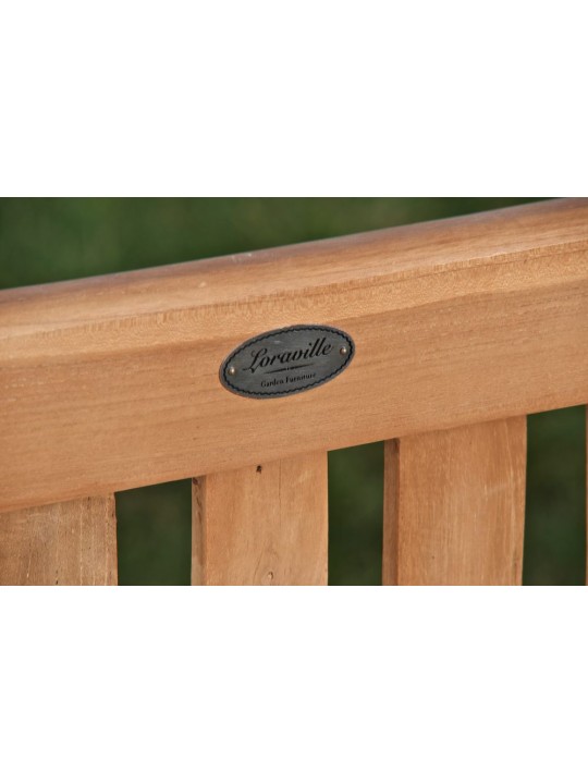 Banco de teca Jackson 120 cm, teca