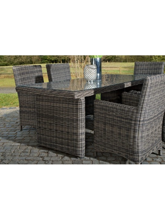 Grupo de asientos Fontana Crema, gris jaspeado