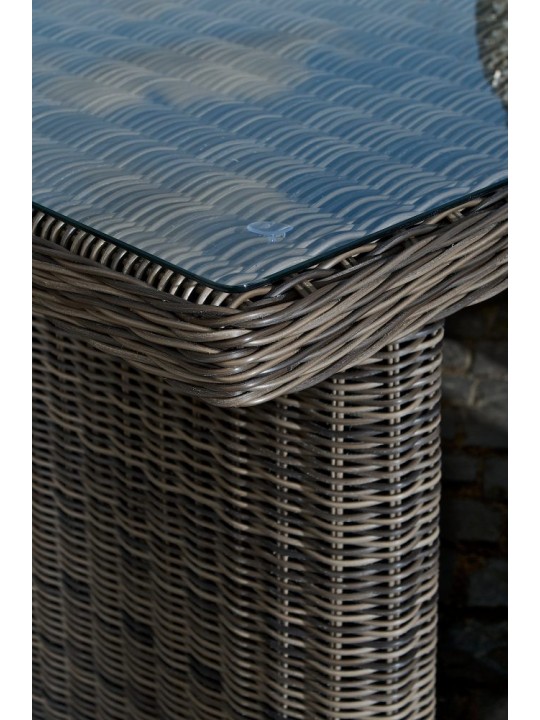 Grupo de asientos Fontana Crema, gris jaspeado