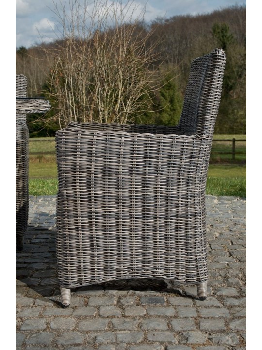 Silla Fontana / Saint Marlo Crema 5mm, gris jaspeado