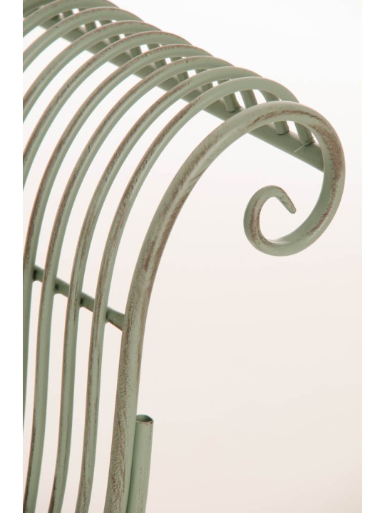 Banco de jardín Karma, verde antiguo