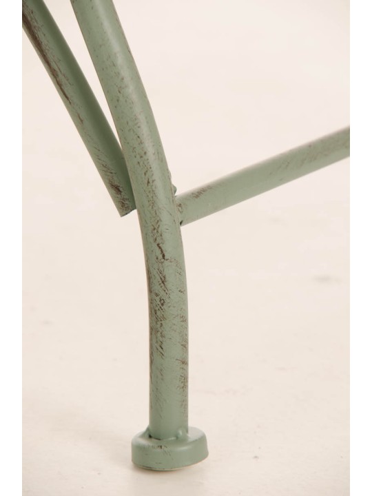 Banco de jardín Karma, verde antiguo