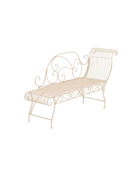 Banco de jardín Karma, crema antiguo Banco de jardín Karma, crema antiguo