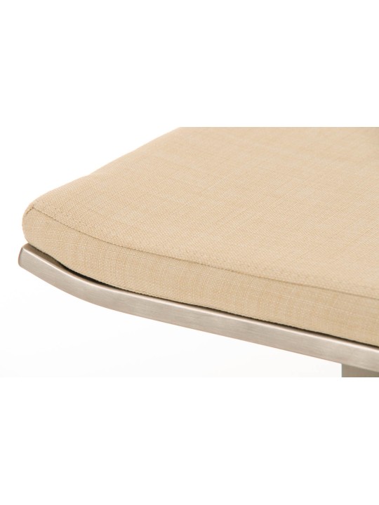 Taburete de bar Lameng tela E78, crema Taburete de bar Lameng tela E78, crema