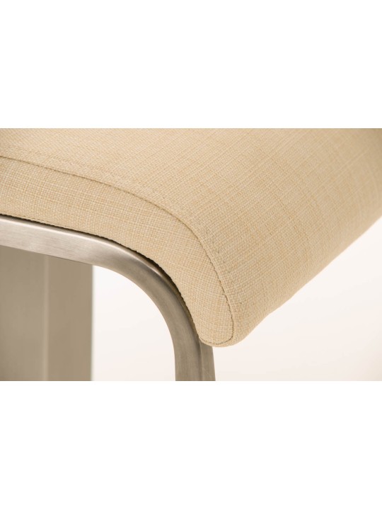 Taburete de bar Lameng tela E78, crema Taburete de bar Lameng tela E78, crema
