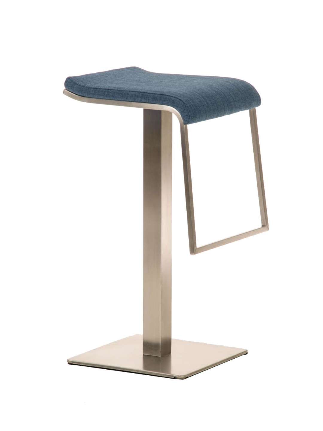 Taburete de bar Lameng tela E78, azul