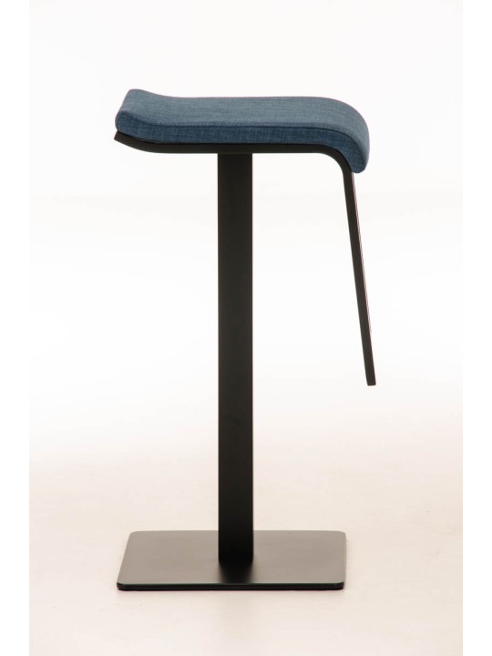 Taburete de bar Lameng tela B78, azul