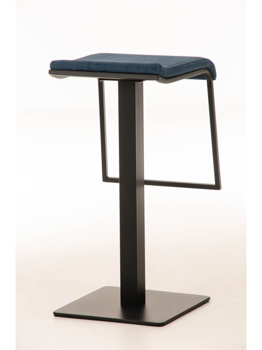Taburete de bar Lameng tela B78, azul