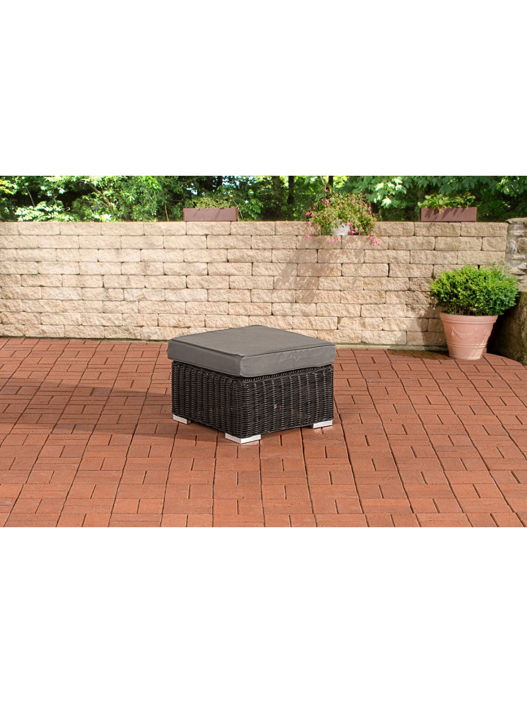 Taburete Bilbao / Madeira Gris Hierro, negro