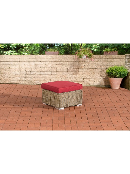 Taburete Bilbao / Madeira Rojo Rubí, natural Taburete Bilbao / Madeira Rojo Rubí, natural