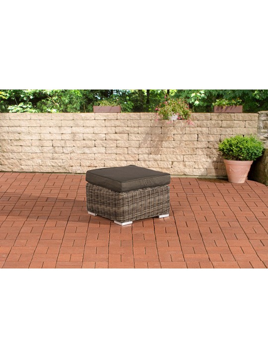 Taburete Bilbao / Madeira Antracita, gris jaspeado