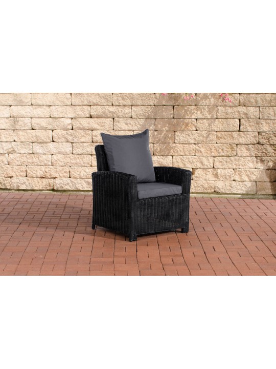 Sillón Fisolo gris hierro 5mm, negro Sillón Fisolo gris hierro 5mm, negro