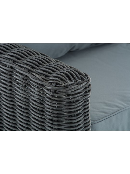 Sillón Fisolo gris hierro 5mm, negro Sillón Fisolo gris hierro 5mm, negro