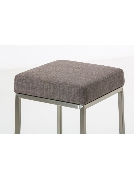 Taburete de bar Montreal E80 tela, gris