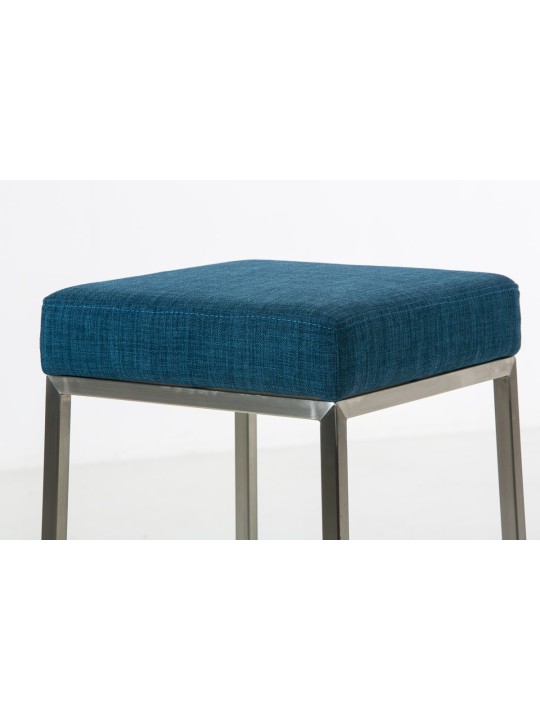 Taburete de bar Montreal E80 tela, azul