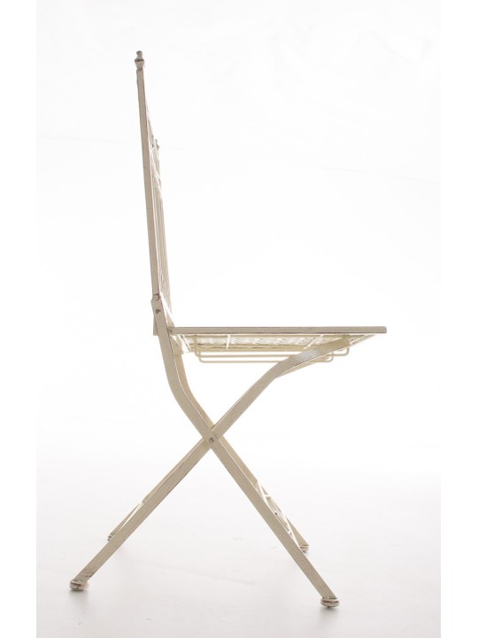 Silla plegable ASINA, crema antiguo Silla plegable ASINA, crema antiguo