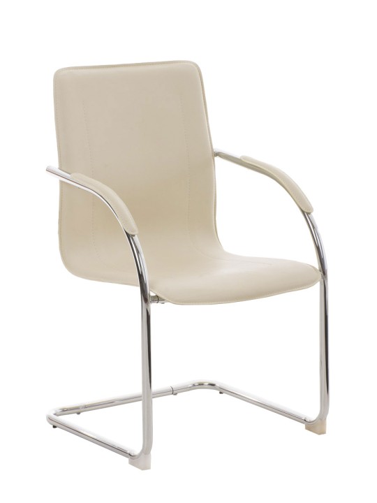 Silla de visita Melina, crema Silla de visita Melina, crema