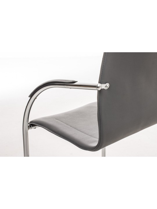 Silla de visita Melina, gris