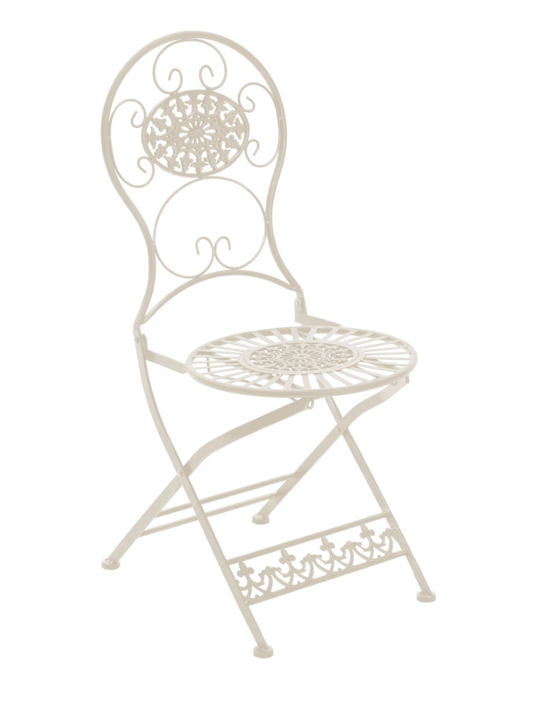 Silla Mani, crema antiguo