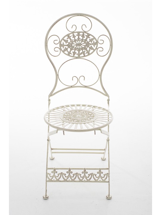 Silla Mani, crema antiguo