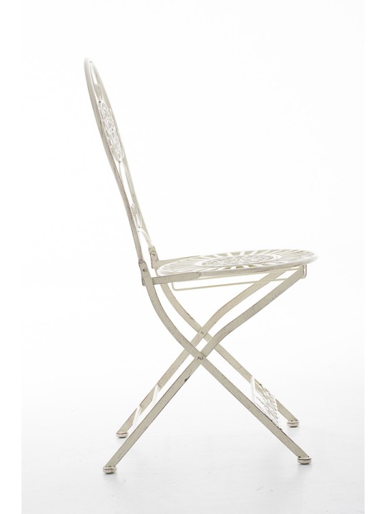 Silla Mani, crema antiguo