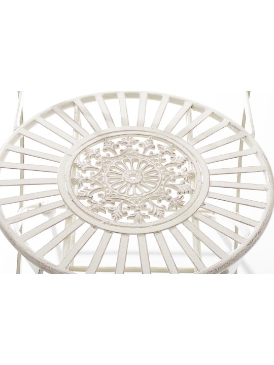 Silla Mani, crema antiguo