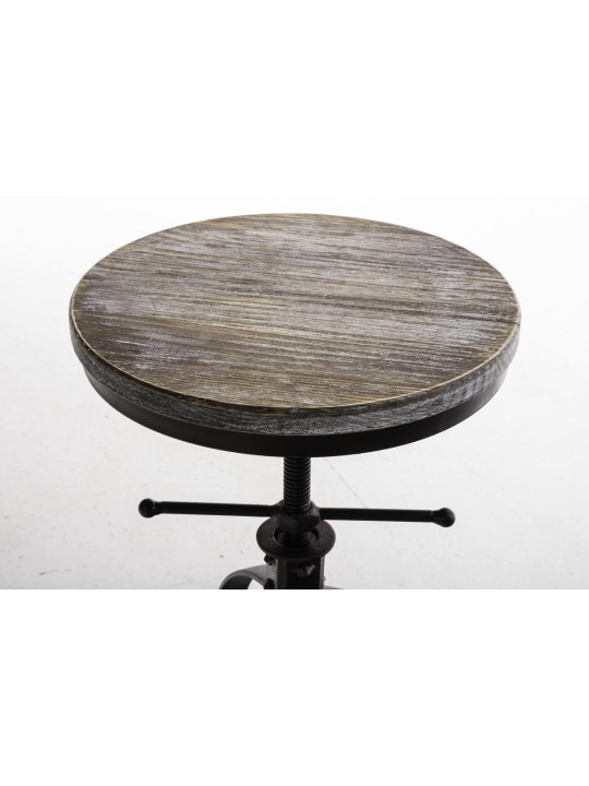 Taburete Raja, madera, bronce Taburete Raja, madera, bronce