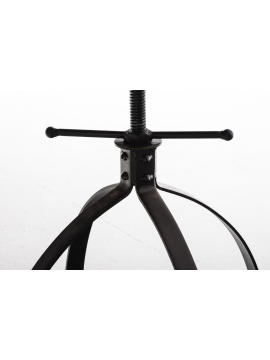 Taburete Raja, madera, bronce Taburete Raja, madera, bronce