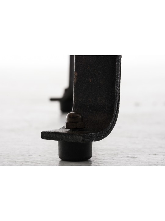 Taburete Raja, madera, bronce Taburete Raja, madera, bronce