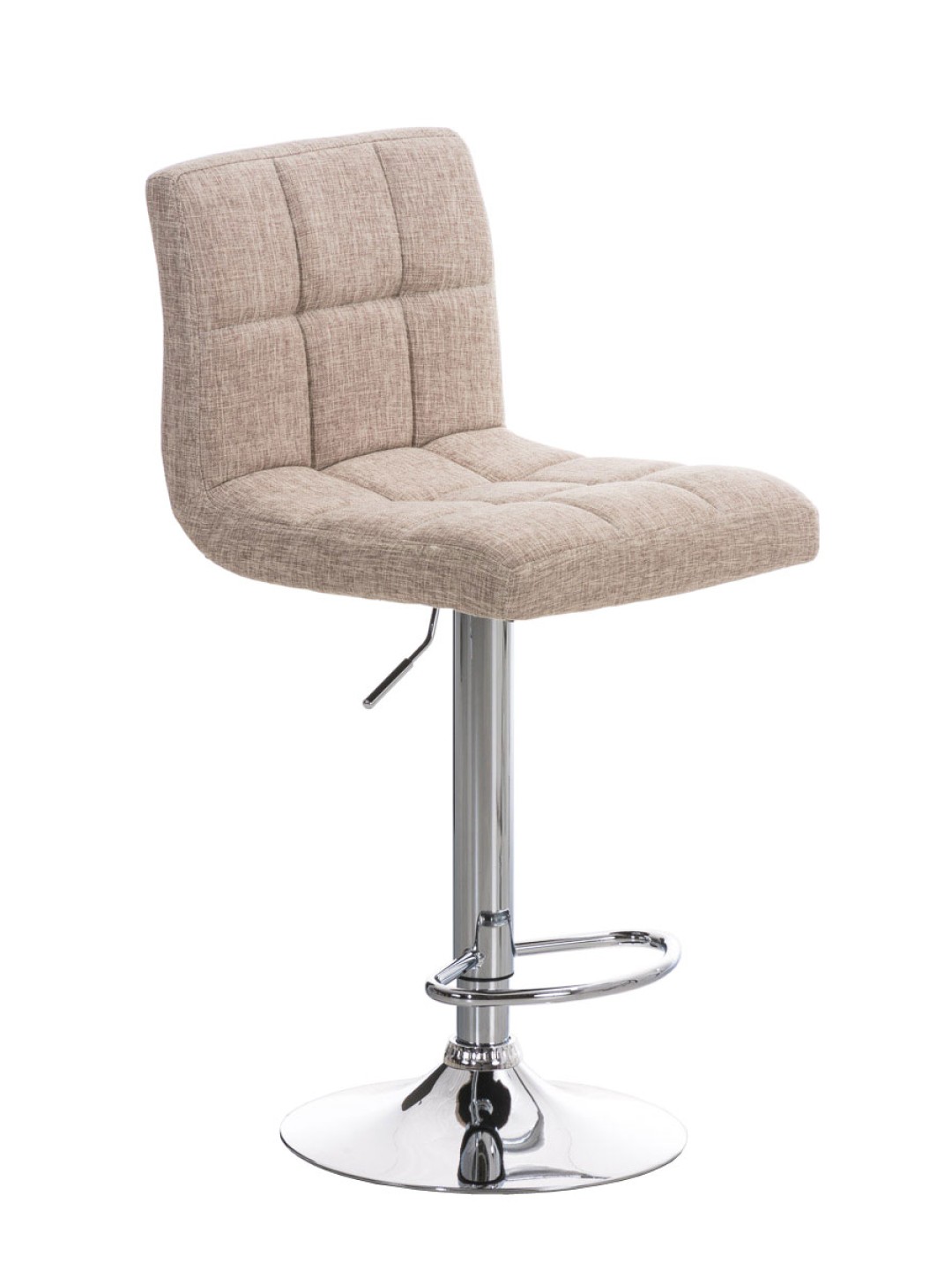 Taburete de bar Perú FABRIC C, crema