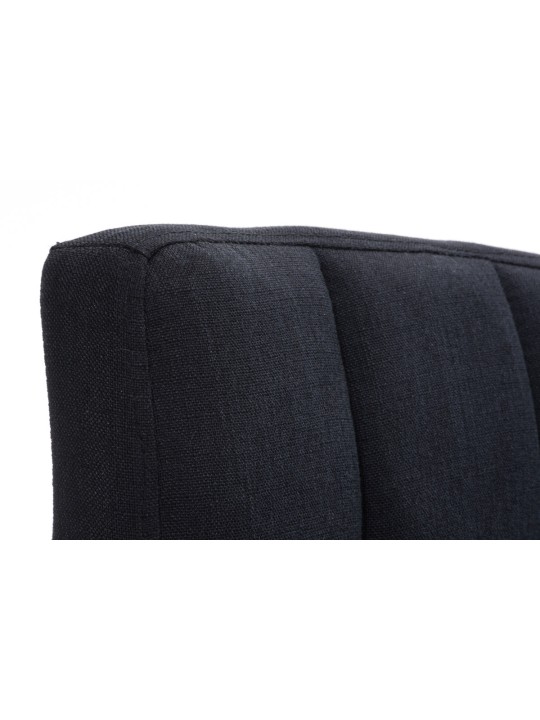 Taburete de bar Perú FABRIC C, negro