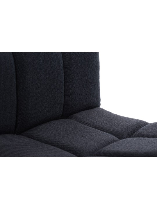 Taburete de bar Perú FABRIC C, negro