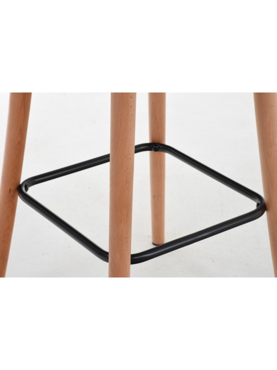 Taburete de bar Lincoln tela, crema