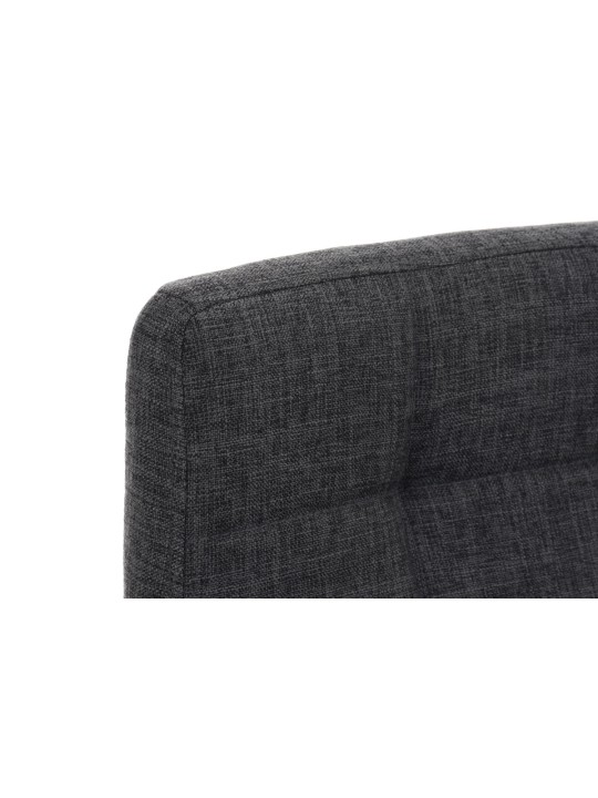 Taburete de bar Lincoln tela, gris claro