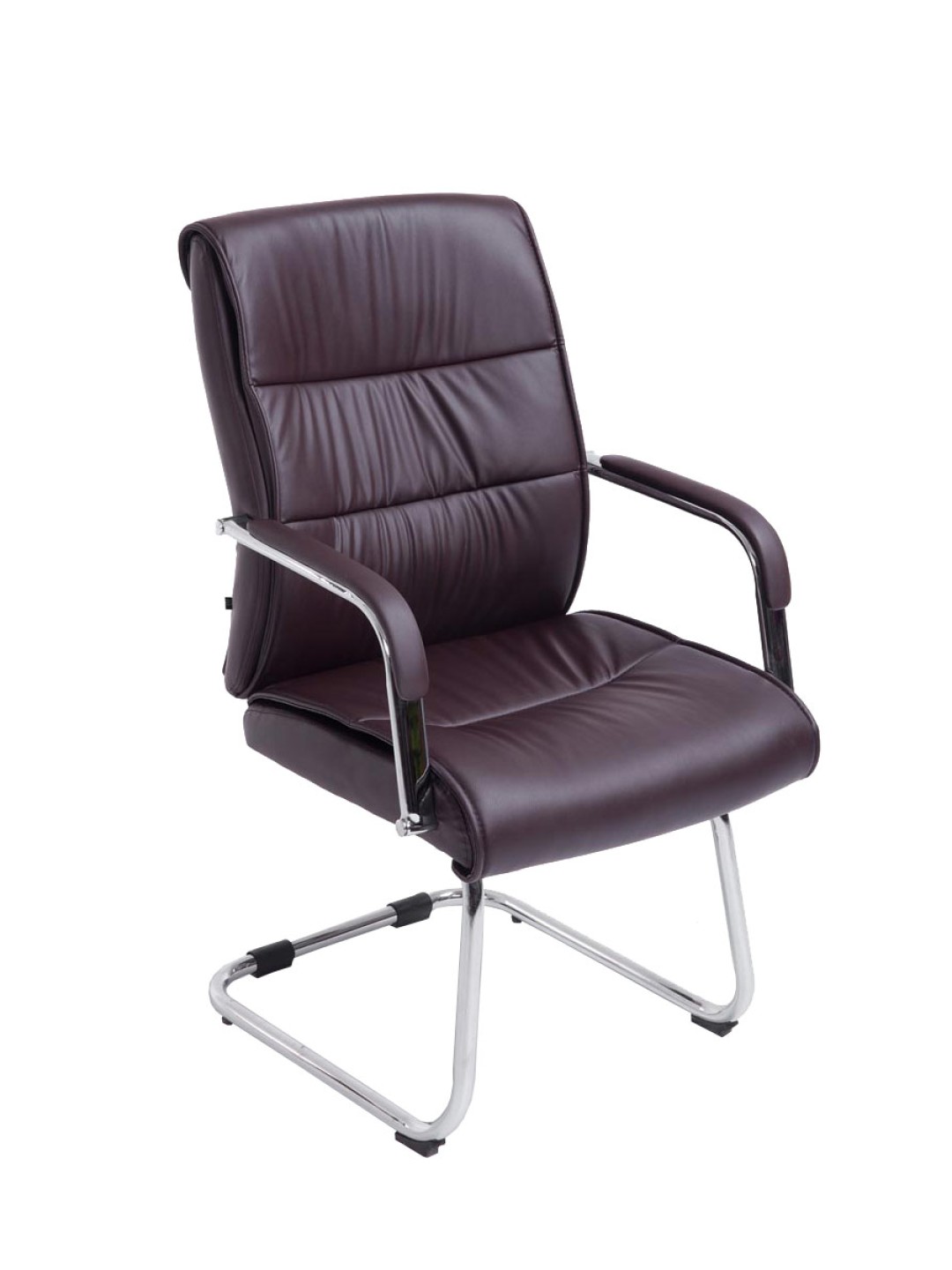 Silla de visita Sievert, marrón