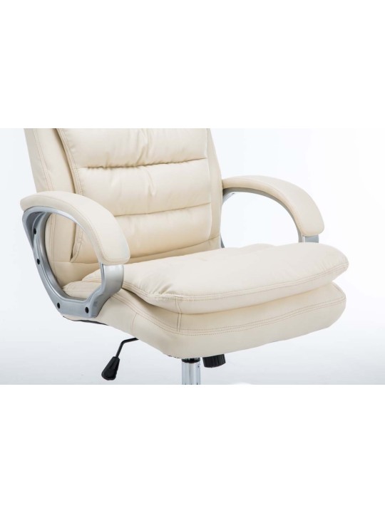 Silla de oficina BIG Vancouver, crema