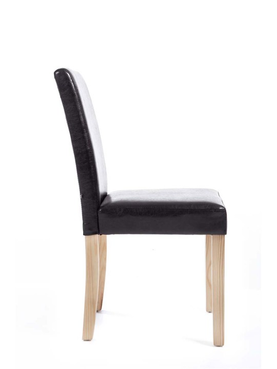 Silla de comedor Ina natura, marrón