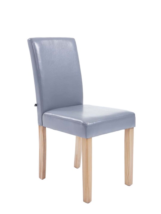 Silla de comedor Ina natura, gris