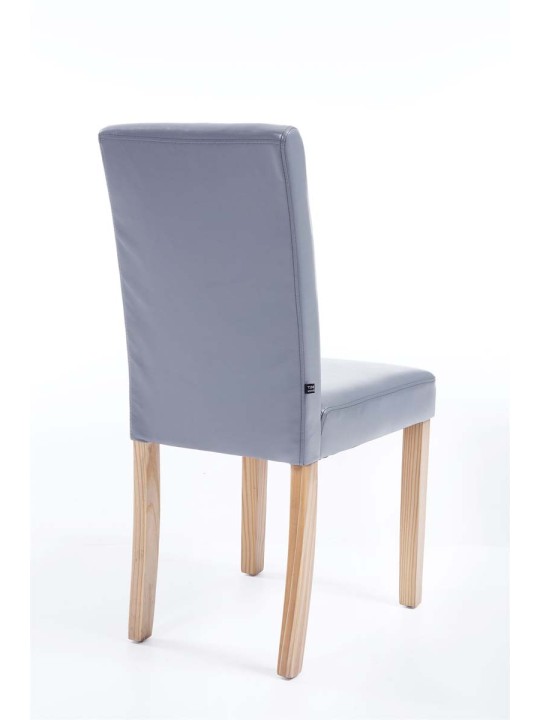 Silla de comedor Ina natura, gris