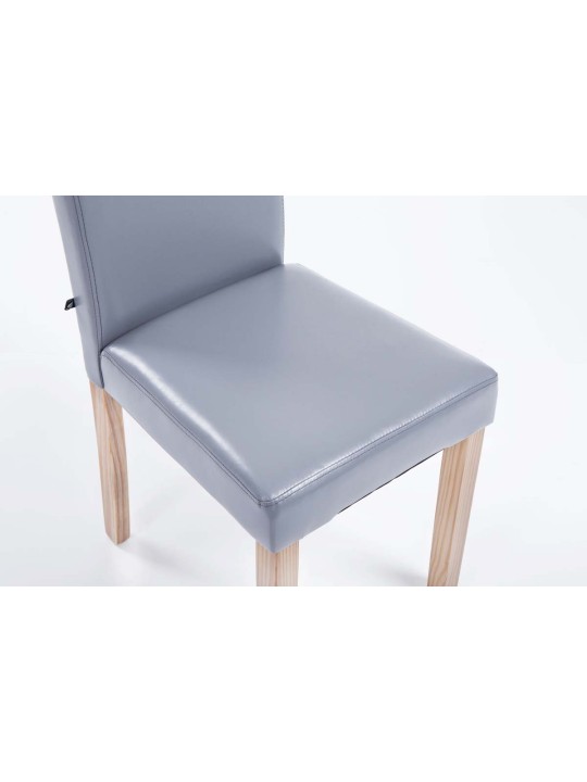 Silla de comedor Ina natura, gris