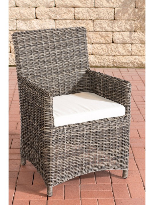 Silla Fontana / Saint Marlo Crema 5mm, gris jaspeado