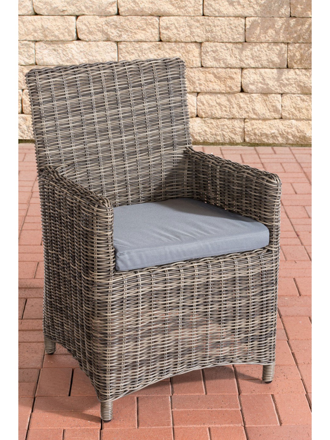 Silla Fontana / Sankt Marlo Gris Hierro 5mm, gris jaspeado