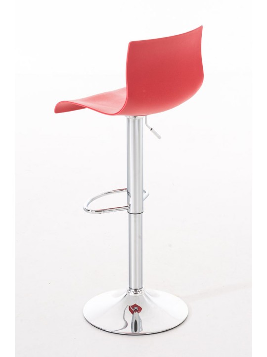 Taburete de bar Hoover C, rojo