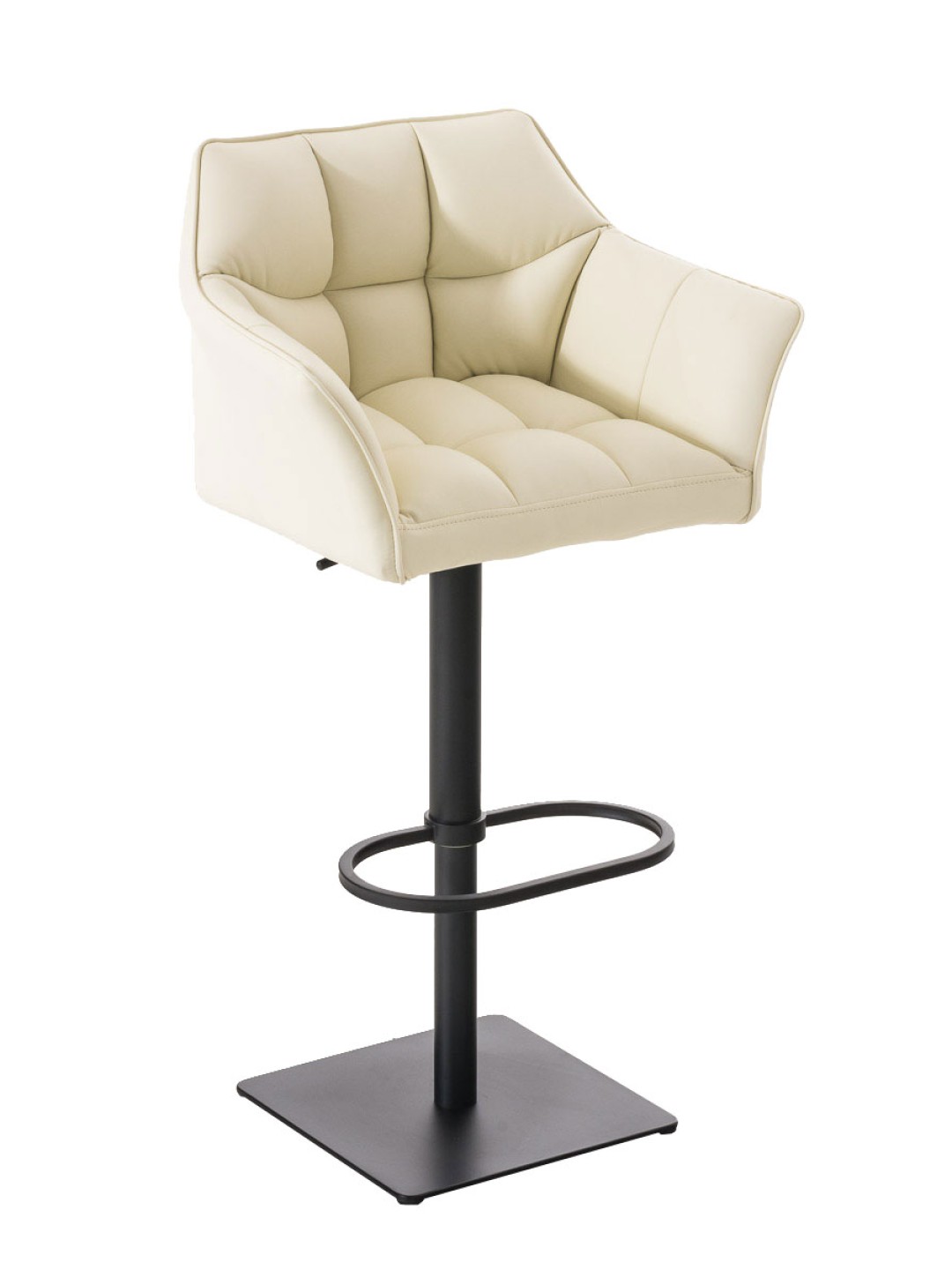 Taburete de bar Damaso B, crema