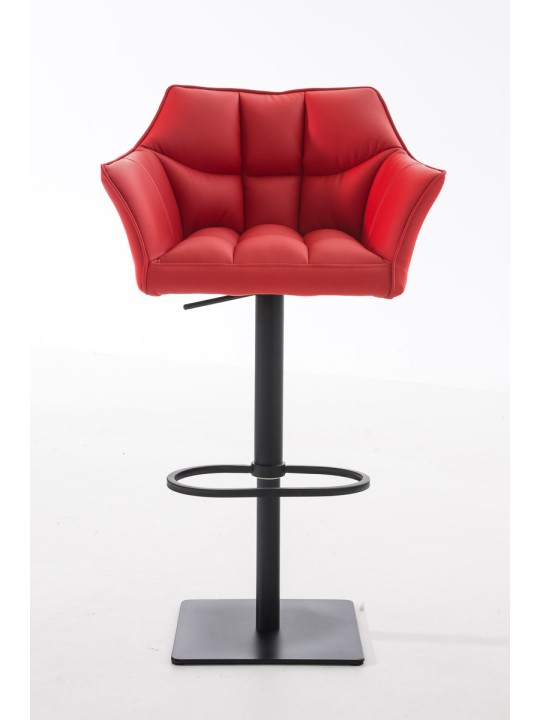 Taburete de bar Damaso B, rojo